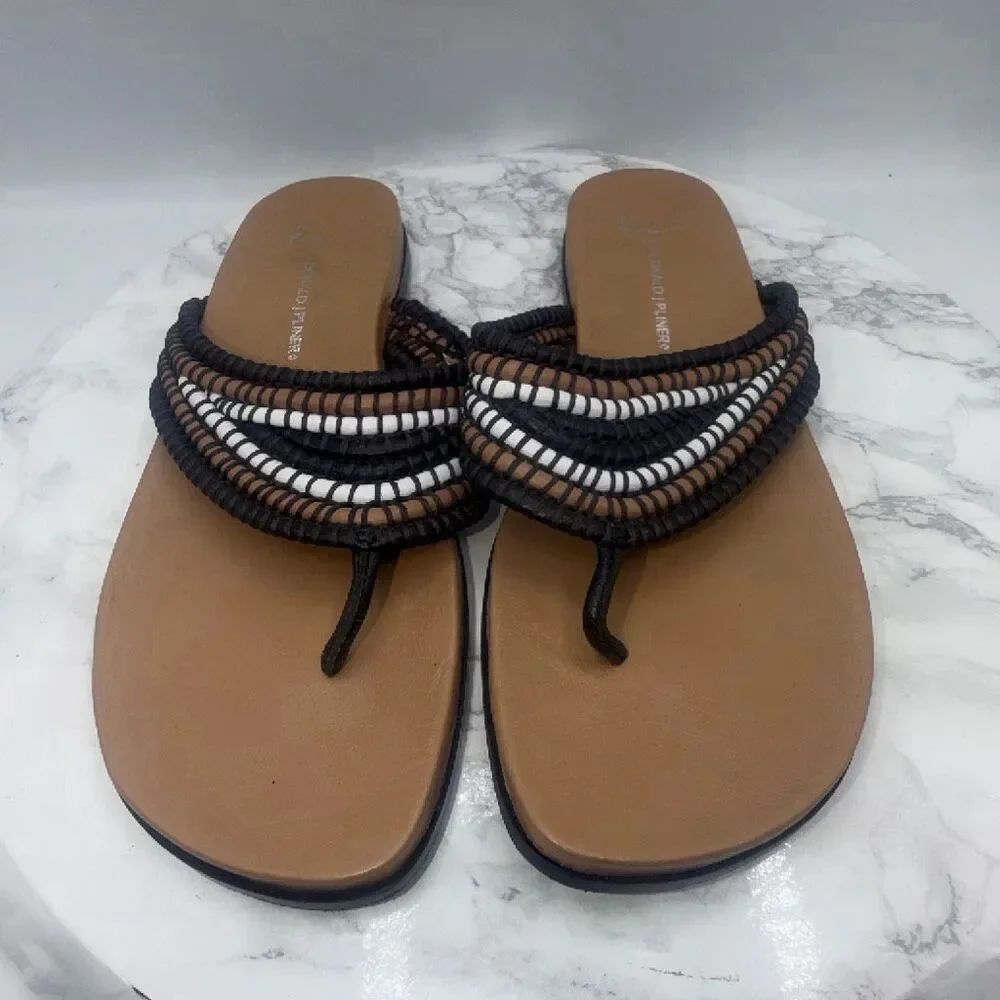 LISA FOR DONALD J PLINER Gemina Leather Sandals-9M